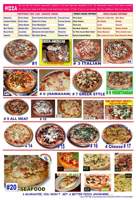 Online Menu of Rainbow Pizza Restaurant, San Mateo, California, 94402 - Zmenu