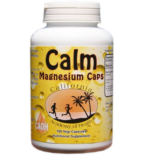 Calm Natural Magnesium Capsules