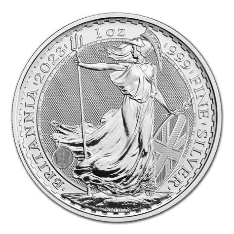 2023 U.K. 2 Pound Silver King Charles Britannia Coronation 1 oz BU – 东西智库