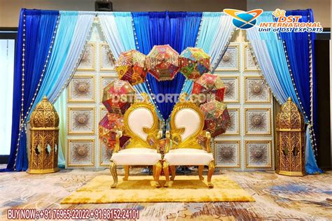 Punjabi Wedding Roka Ceremony Stage Decoration - DST International