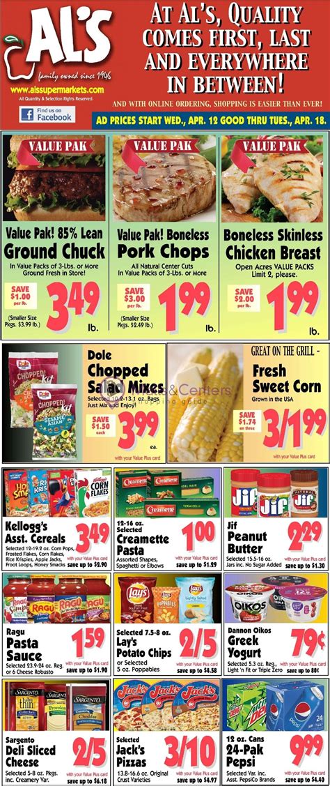 Al's Supermarket Weekly ad valid from 04/12/2023 to 04/18/2023 - MallsCenters