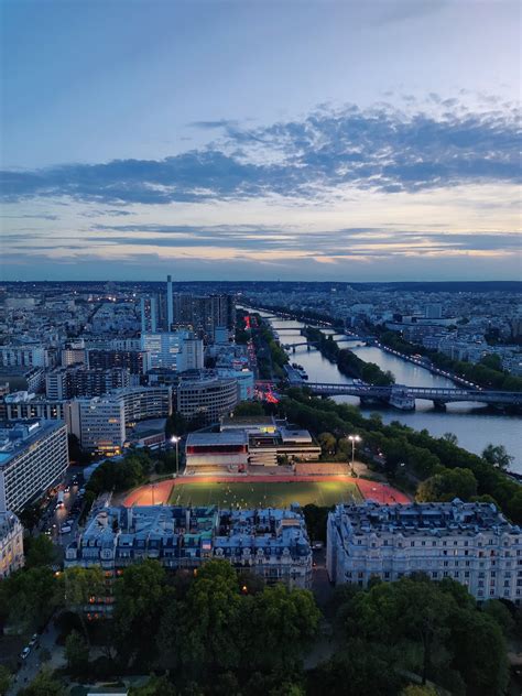 Aerial View of City Skyline Under Blue Sky · Free Stock Photo