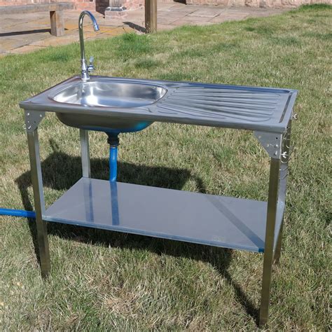 OUTDOOR KITCHEN SINK CAMPING UNIT PORTABLE FOLDING IDEAL ... | Outdoor kitchen sink, Outdoor ...