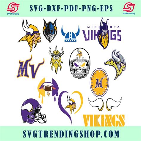 Minnesota Vikings Logo Bundle - SVG