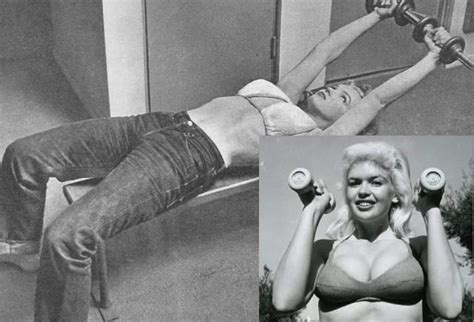 Marilyn Monroe and Jayne Mansfield weight training 1950s : r/OldSchoolCelebs