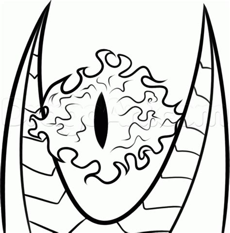 eye of sauron drawing - Clip Art Library