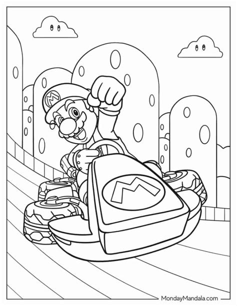 34 Mario Kart Coloring Pages (Free PDF Printables)