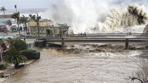 Mass Destruction in California! Crazy Storm and Flooding in Capitola ...