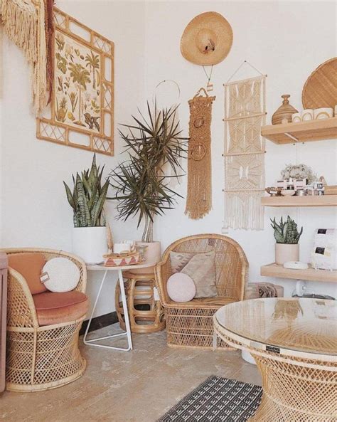 home decor - 17 boho interiors that are totally rocking the rattan trend | Decor, Boho living ...