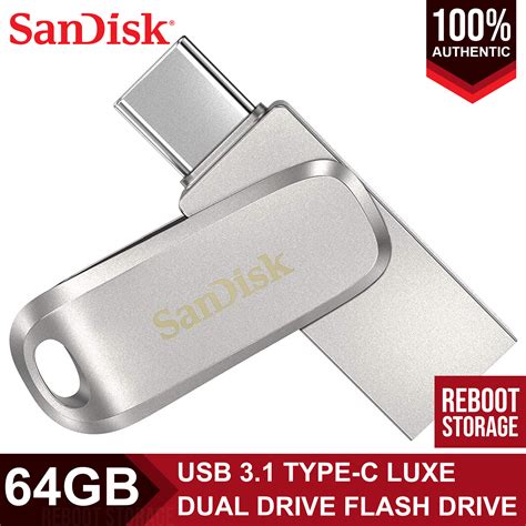 SanDisk 64GB Ultra Dual Drive Luxe USB 3.1 Flash Drive OTG Type C SDDDC4-064G | Lazada PH