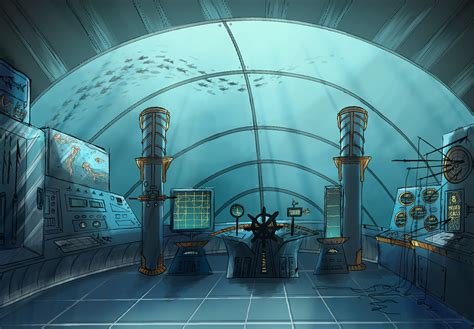 ArtStation - Submarine Control Room Environment