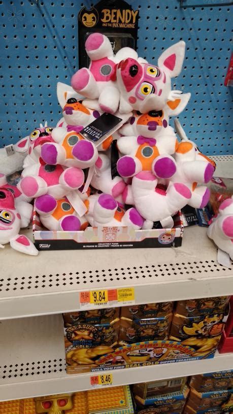 I went to Walmart to find the rest of FNaF 6 Plushies but all I found ...