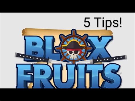 Blox Fruit Tips in First Sea - YouTube