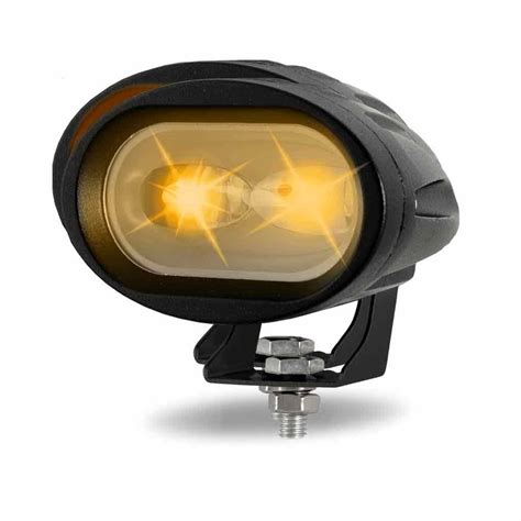 Dual Color White/Amber Spot Heavy Duty LED Work Lamp » 75 Chrome Shop