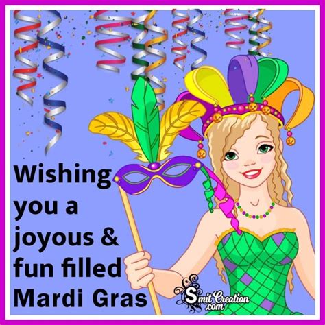 Happy Mardi Gras Wishes - SmitCreation.com