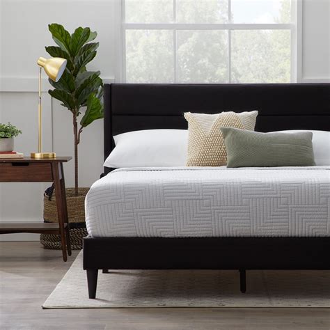 Rest Haven Linen Inspired Triple Lined Upholstered Bed, Twin XL, Black - Walmart.com - Walmart.com