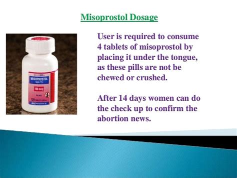 Misoprostol abortion pill to terminate unintended pregnancy