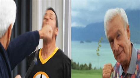 Adam Sandler versus Bob Barker: Happy Gilmore fight recreated