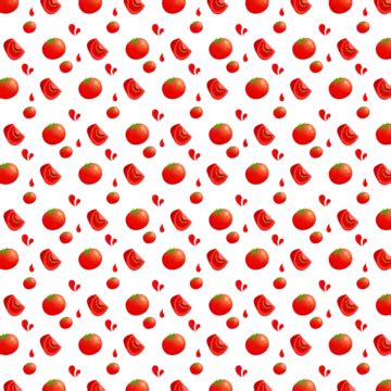 Tomatoes Pattern Background Vector, Tomatoes Pattern, Tomatoes Seamless Pattern, Food Pattern ...