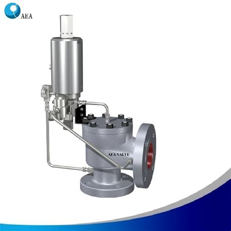 China Horizontal Installation Pilot Operated Flanged Psv Pressure Safety Relief Valve - China ...