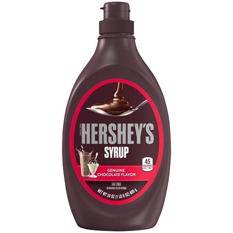 Hershey's Syrup, Genuine Chocolate Flavor, 24 oz (1 lb 8 oz) 680 g
