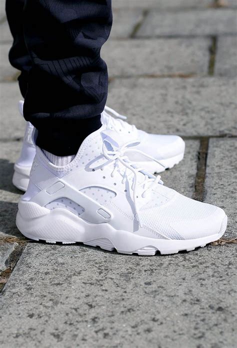 Nike Air Huarache Ultra White 'on feet' | Nike air huarache ultra, Nike ...