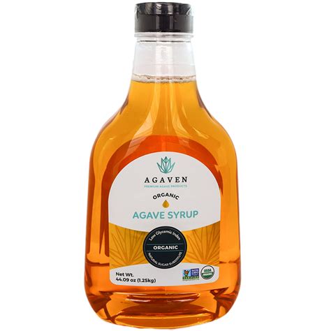 Agave Nectar By AGAVEN Natural Syrup Sweetener (Natural 44.09 Ounces ...