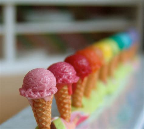 Ice Cream Cone Mold Dollhouse Ice Cream Cone Flexible