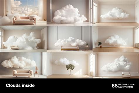 Clouds inside on Yellow Images Creative Store - 126112