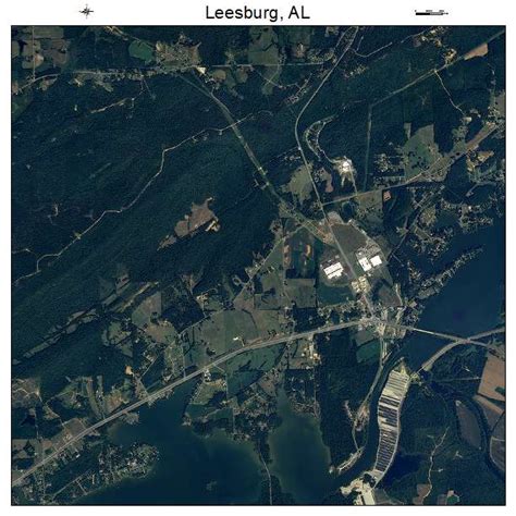 Aerial Photography Map of Leesburg, AL Alabama