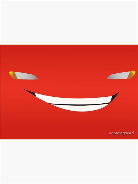 "Lightning McQueen - Mouth Mask" Mask for Sale by captaingmurd | Redbubble