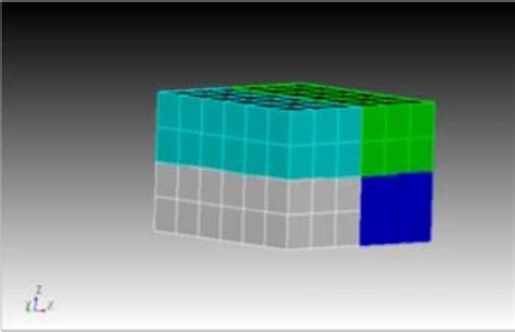 Numerical mesh of the finite element model. | Download Scientific Diagram