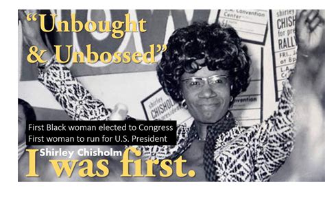 FIRST IN LINE: Recalling Shirley Chisholm's legacy on the cusp of history