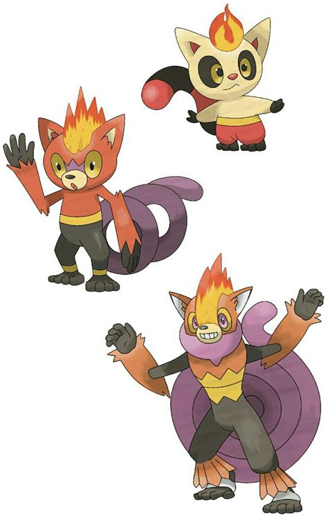 Fakemon: Flamur (Fire), Scorchip (Fire) and Arsonage (Fire/Psychic ...