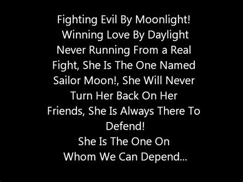 Sailor Moon Theme Song Lyrics - YouTube