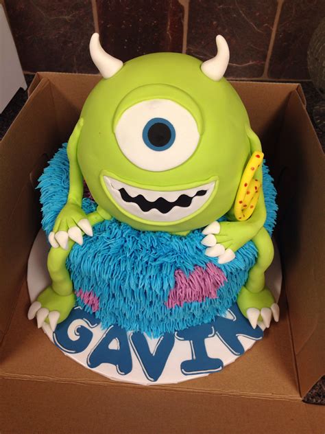 Monsters Inc cake | Monster cake, Monster inc cakes, Cake