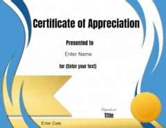 Volunteer Certificate of Appreciation | Customize Online then Print