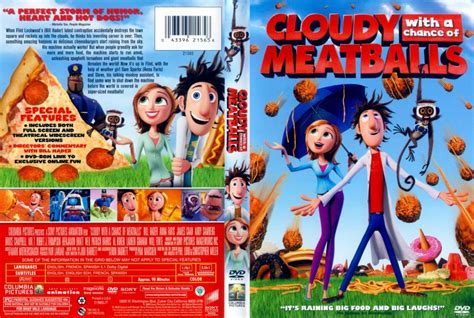 Cloudy With A Chance Of Meatballs (2009) - Movie DVD Scanned Covers - Cloudy With A Chance Of ...