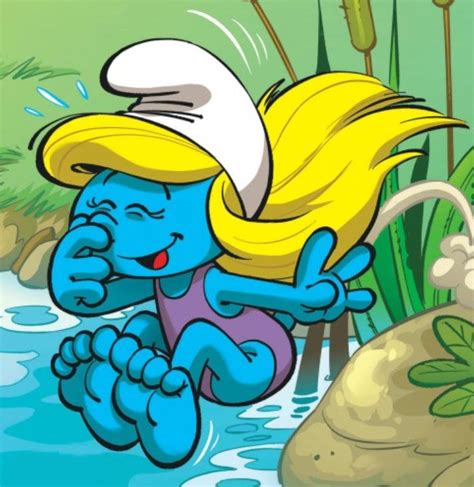 Smurfette diving | Classic cartoon characters, Smurfette, Vintage ...