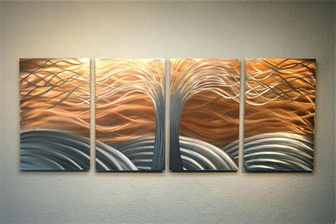 15 Best Collection of Geometric Modern Metal Abstract Wall Art