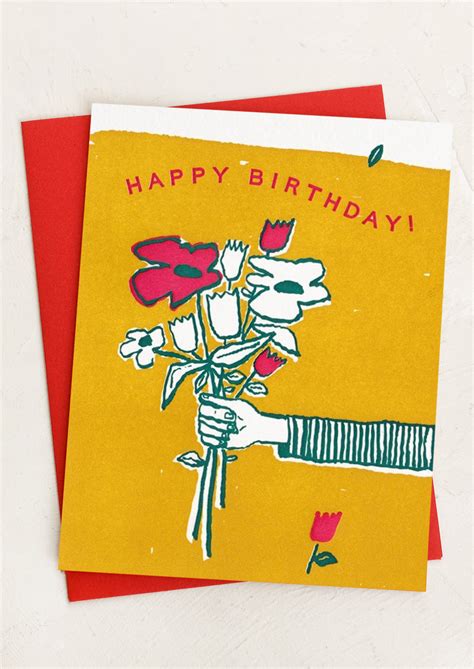 Birthday Flowers Card
