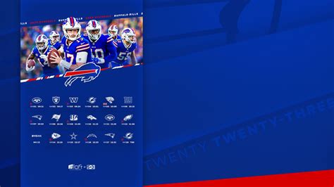 Buffalo Bills Schedule 2024 Wallpaper Free - Jena Robbin