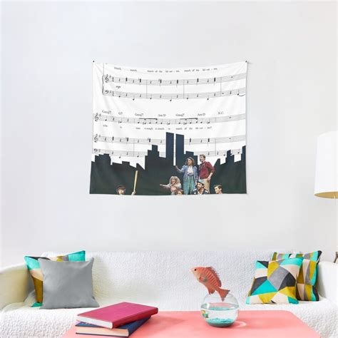 Falsettos Sheet Music - March of the Falsettos Tapestry by JasonCurtis | Wall tapestry, Tapestry ...