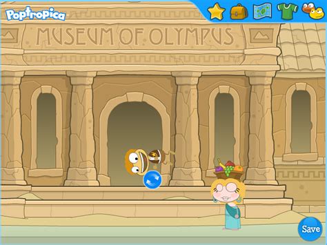 Poptropica Mythology Island entering the museum of olympus… | Flickr