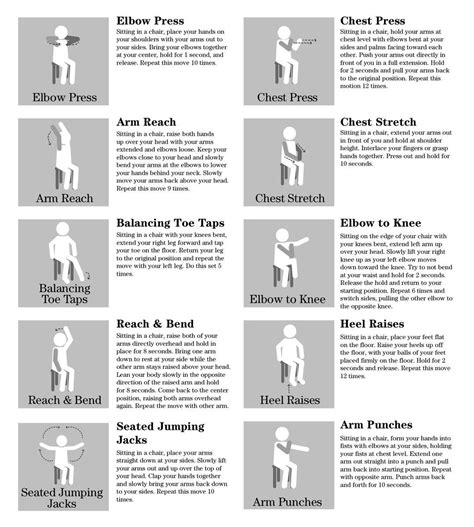 Pin by Myohmy... on Occupational Therapy ♥️ | Seated exercises, Elderly ...