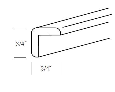 Outside Corner Moulding - Eight Feet Long | New England Cabinetry ...