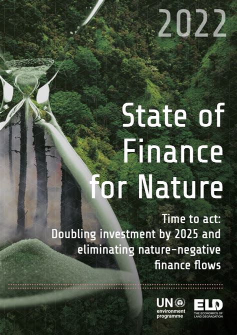 State of Finance for Nature 2022 | UNEP - UN Environment Programme