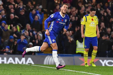 Hazard inspires five-goal Chelsea