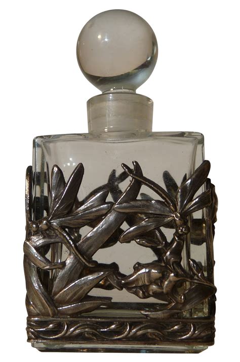 Anya's Garden Perfumes: From The Vintage Vault: Dragonfly and botanicals in pewter enwrap ...