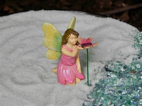 Fairy With Butterfly Fairy Garden Accessories Miniature - Etsy